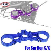 Moto CNC Upper Triple Clamp Front Fork Top Link Plate For Surron Light Bee X Sur-Ron S Off-road Enduro Motocross Accessories