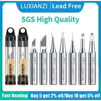 LUXIANZI Lead Free 900M Soldering Iron Tip For Electric Solderi Iron BGA Welding Tip SGS High Quality Rework Station solder Head