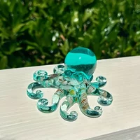 2pcs Silicone Molds Set Turtle & Octopus Shapes for Resin Soap Candle Wax Ocean-Themed Crafts Home Decor Tabletop