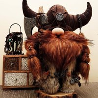 New Explosive Product Viking Warrior Dwarf Doll New Dwarf Decoration Doll Decorative Supplies and Ornaments Decorative Products