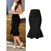 Women'S Spring Summer Elegant Commute Office Pencil High-Waist Skirt/Elegant Minimalist And Fashionable Style/Vacation Wear/Summ