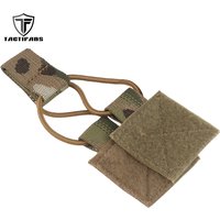 Tactical Fastener Bungee Retention Shock Cord Hook And Loop Attachment Radio Holder Magazine Pouch Pull Tab Hunting