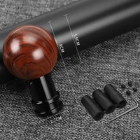Mahogany Wood Grain Gear Shifter Knob Car Interior Accessories Manual/Automatic Transmission Universal Auto Gear Lever