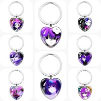 Sewerslvt Schizofrenia Dnb Cover Album Picture Glass Heart Shape Pendant Keychain Decor Music Lover Collect Gift Charm Jewelry