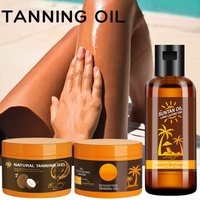 Tanning Oil Body Bronzer Summer Skin Self Tanning Cream For Natural Glow Body Bronzer Lotion Sexy Solarium Beach Oil