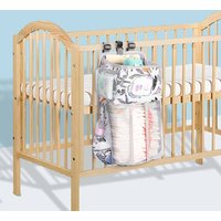 Hanging Baby Diaper Organizer Diaper Stacker for Changing Table Crib Hanging Classified Storage Bag Organizer Gifts for Newborn