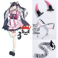 Cosmic Princess Kaguya Komazawa Noi Cosplay Costume Japanese Style Cherry Blossom Print Shoulder Sleeve for Stage Performance