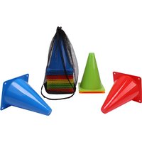 25PCS Hot Sale Colorful Marker Cones Soccer Agility Training Cones Football Marker Cones Cheap Price Portable Football