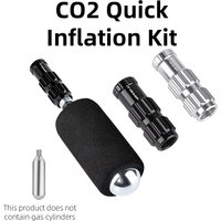 Bicycle Tire Inflation Accessory High Pressure CO2 Inflator Nozzle Gas Cylinder Transfer Pump Head