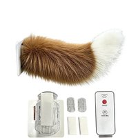 AliExpress NONE Fluffy Remote Control E-Bike Tail Realistic Versatile Car Wagging Moving Tail Self-adhesive Rechargeable Decor Ornaments