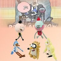 Regular Show Plush Toys Cartoon Kawaii Peripherals Mordecai Rigby Cute Soft Stuffed Dolls For Kid/Adult Emotional Appease Dol