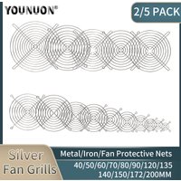 Cooling Fan Grill Metal Iron Nets for Computer Fan 30mm 40mm 50mm 60mm 70mm 80mm 90mm 120mm 135mm 140mm 170mm 200mm Fan Grill