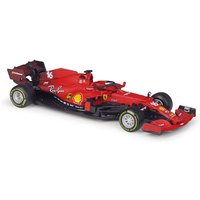 Bburago 1:43 2021 Ferrari F1 Formula SF24 #55 #16 Alloy Sports Car Model Carlos Sainz and Charles Leclerc Exclusive Race Car Toy