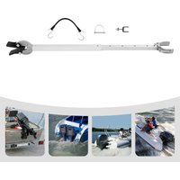 58-89cm Adjustable Transom Saver for Outboard Motor Rustproof Boat Transom Saver for Outboard Motor ≤100 Horsepower