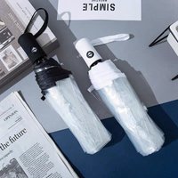 Transparenter faltbarer automatischer Regenschirm für Herren, gewellter Rand, schwarzer Business-Regenschirm, Sommer-Damen-Sonnenschirm, winddichter Sonnenschirm