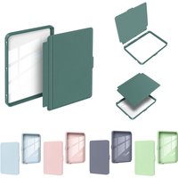 Detachable Acrylic Clear Back Case For 2024 Kobo Clara Colour Color BW 2E N365 N367 N506 6'' Case PU Leather Smart Sleep Cover