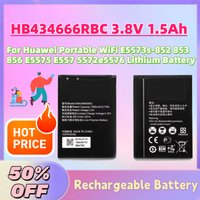 Upgrade New HB434666RBC 3.8V 1500mAh Battery for Huawei Portable WiFi E5573s-852 853 856 E5575 E557 5572e5576 Lithium Battery