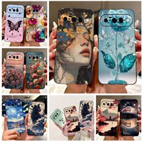 For Google Pixel 10 Pro XL Case Luxury Fashion Painted Cover Soft TPU Phone Case For Google Pixel 10 Pixel10 Pro Back Cover Bags