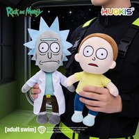 Anime Rick And Morty Plush Doll With Posable Inner Skeleton Figure Collectible Funny Trendy Toy Ornament Birthday Gift For Fans