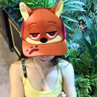 Disney Zootopia Cartoon Anime Merchandise Nick Wilde Judy Hopps Sun Hat BaseballCap Couple Headwear Kawaii Exquisite Girl Gifts