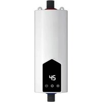 Adjustable Portable Electric Water Heater 3000W-5500W Instant Tankless 220V for Bathroom Shower and Kitchen Sink