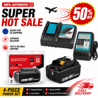 Für Makita 18V Akku 6000mAh BL1860 BL1850 BL1840 BL1830 Wiederaufladbarer Lithium-Ionen-Ersatzakku für Elektrowerkzeuge
