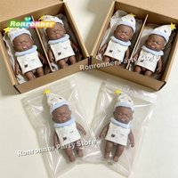 Natasha Doll Figurine Squeeze Pendant Cute Black Stress Relief Anxiety Relief Multiple Clothes Funny Birthday Halloween Gift