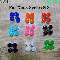 YUXI 1set For Xbox Series S X Controller A B X Y Guide Home Buttton Color Transparency Replacement ABXY Button Kit