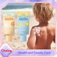 Kids Sunscreen Body Lotion Spf 50 Lightweight Non-greasy Refreshing Face Hydrating Brighten Broad Spectrum Moisturizing Sunblock