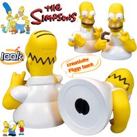 The Simpsons Bart Marge Lisa Anime Maggie Two-Dimensional Piggy Bank Student Creative Desk Ornament Doll Model Birthday Gift