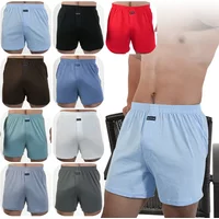 Mens Pure Cotton Boxer Shorts Man High Waist Big Underwear Casual Solid Underpants Plus Size Alo Pants Pajama Boxers M-3XL 2025