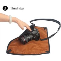 Folding Camera Wrap Cloth Photography Shookproof Camera Protective Wrap Camera Bag Flannel Camera Protective Cover SLR DSLR