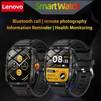 Lenovo Smart Watches For Men Women 1.5" 360*360 HD Screen 330mAh Battery Heart Rate Sleep Health Bluetooth Call Watches For Man