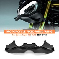 For Street Triple 765RS 765 R RS 2025 2024 2023 Motorcycle Downforce Frontal Spoilers Winglet Aerodynamic Wing Front Spoiler