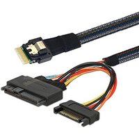 SFF-8639 U.2 U2 to Slimline SFF-8654 4i NVME PCIe SSD Cable for Mainboard SSD 750 p3600 p3700 M.2