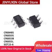 10Pcs New CR6848S CR6848 CR6850S CR6850 CR6853B CR6853 CR6855L CR6855 SOT23-6 IC Stock Wholesale