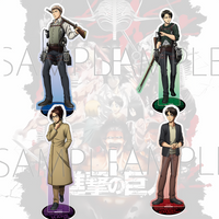 Attack On Titan Anime 15cm Acrylic Stand Attack On Titan Angel & Demon Series Eren Levi New Arrival Carnival Gift keychain