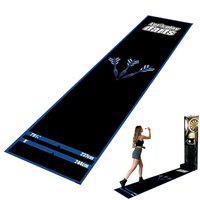 Dart Rug Non-Slip with Throw Line Portable Protective Dart Mat for Game Room Recreation Center Sports Club Office Basement