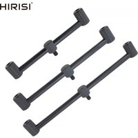 Hirisi Aluminium Carp Fishing Rod Support Buzz Bars for 2 Fishing Rods Fishing Tackle Accessories