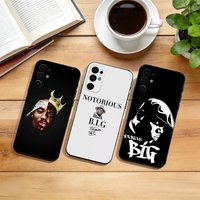 Biggie Smalls Notorious B-BIG Phone Case Black Silicone Soft For Samsung S25,S24,S21,S22,S23,S30,Ultra,S20,Plus,Fe,Lite