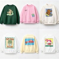 Spring Autumn Clothes Children Trendy Long-sleeved Tops Fashion Casual Hoodie For Baby Boys New Design Thin Crewneck Pullovers