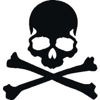 AliExpress NONE Bicycle Reflective Sticker Motorcycle Skull Sticker Fluorescent Skull Decal Mountain Bike Reflective Accessories Cycling Sticker