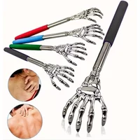 1/2/3pcs Portable Extendable Back Scratcher Stainless Steel Telescoping Back Scratcher for Both Human Extendable Back Massager