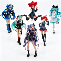 ANew Anime Hatsune Miku Utau Kasane Vocaloid Trio-Try-iT Vocaloid Action Figure Model Toys Cute Action Model PVC Collection Gift