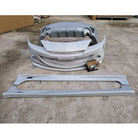 Unpainted Body kit for Mazda 3 2006-2013 modified New style Surround Front bumper Rear bumper Side skirt Car Accessories