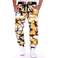 Autumn Men Trousers Casual Jogger Camouflage Ankle Banded Mid Waist Male Fashion Cargo Casual Pants Cool Sports Streetwear New