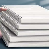 A4/A5/A6/B5 Coil Notebook Grids/Blank/Horizontal Line Flip Over Design Spiral Notepad Diary Book School Office Supplies Memo Pad