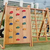 Plastic Climbing Holds Set Rock Grips for Indoor Outdoor Wall Tree Climbing Foot Hand Holds for Kids Adults Training Fitness