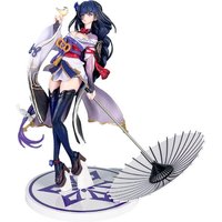 22cm Genshin Impact General Thunder With Umbrella Figure Anime Games Model Toys Statue Desktop Ornament Collectible Fans Gift