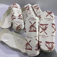 100Pcs/200Pcs Windmill Boat-Shaped Liners, Greaseproof Paper Baking Cups, Suitable for Restaurants, Hotels, Buffets, Bakeries, Weddings and Holiday Parties